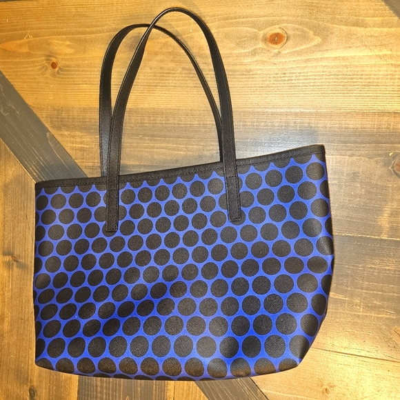 Michael Kors blue and black purse - Picture 3 of 6